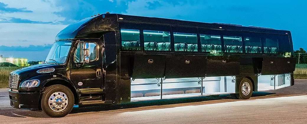 Black Luxury Bus